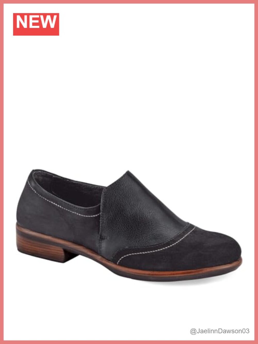Leather Pull-On Loafers Arch Support Orthotic Friendly Slip-On Shoes